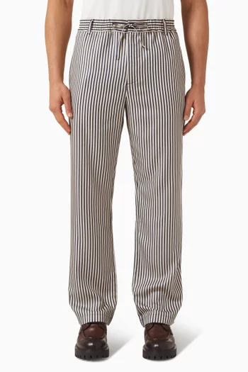 Gabriel Stripe Wide-leg Pants