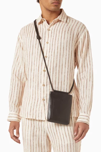 Bazile Crossbody Bag in Leather