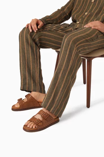 Simon Double-buckle Sandals