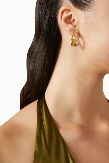 Medium Molten Hoop Earrings