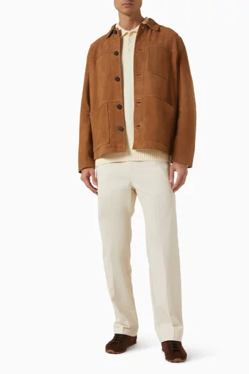 Afterward Chore Jacket in Suede