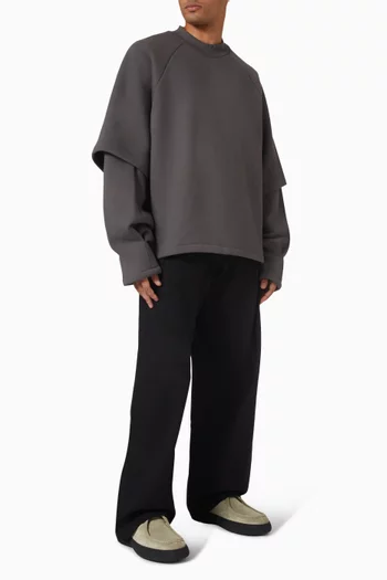 Layered V2 Sweater in Fleece