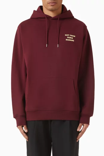Le Slogan Hoodie in Cotton