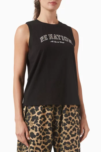 بلوزة أيريا بلا أكمام قطن