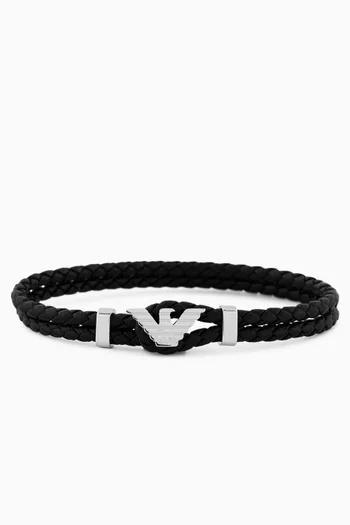 Logo Bracelet in Leather