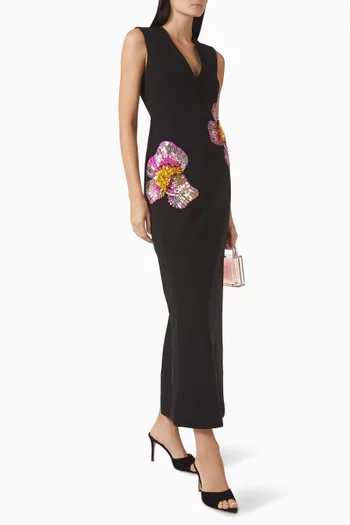 فستان ايستونهيل طويل كريب