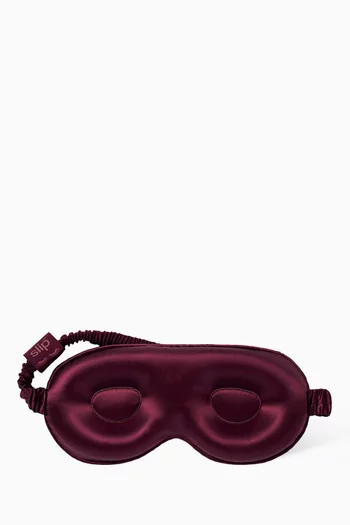 Crimson Silk Contour Sleep Mask
