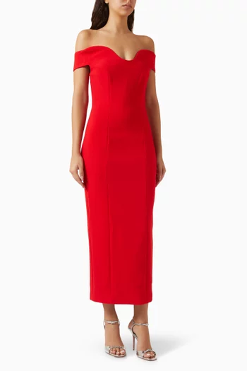 Modernist Maxi Dress