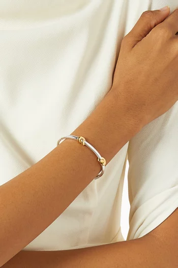 Lucy Williams Knot Hinged Bangle