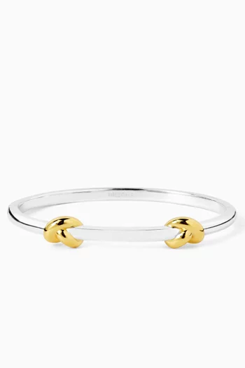 Lucy Williams Knot Hinged Bangle