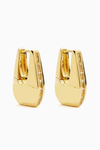 أقراط دائرية صغيرة مرصعة بأحجار بافيه ميسوما x لوسي ويليامز أركو