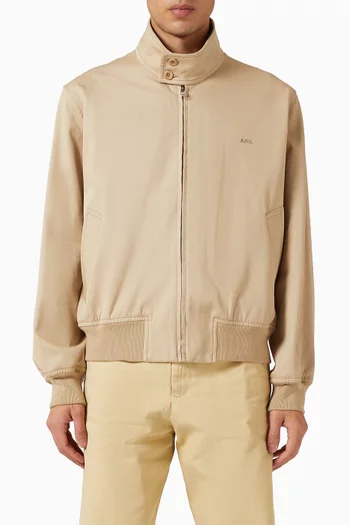 جاكيت بسحّاب قطن عضوي