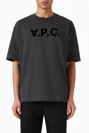 Flocked V.P.C. Regular T-shirt in Cotton