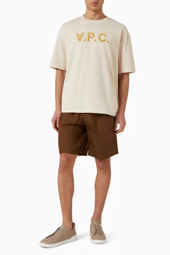 Flocked V.P.C. Regular T-shirt in Cotton