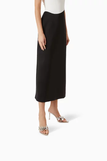 Flavia 85 Mule Sandals in Metallic Leather