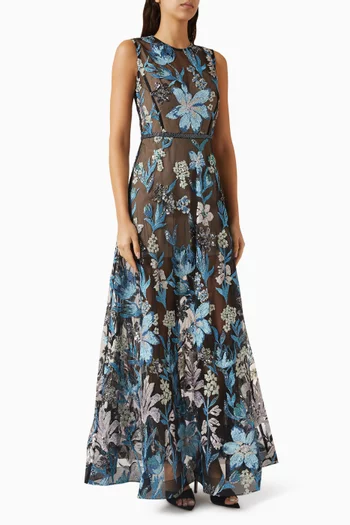 Arielle Floral-print Maxi Dress