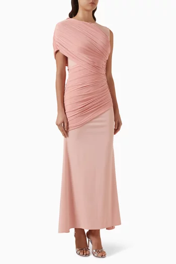 Draped Maxi Dress