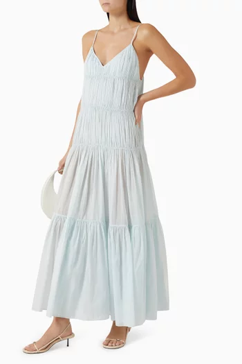 Willow Maxi Dress in Cotton-silk
