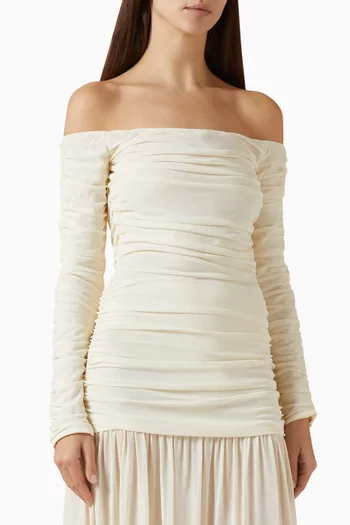 Harris Off-shoulder Top in Jersey