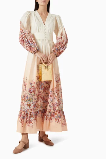 Awaken Plunge Dress in Cotton