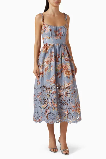 فستان اويكن بيكنيك كتان