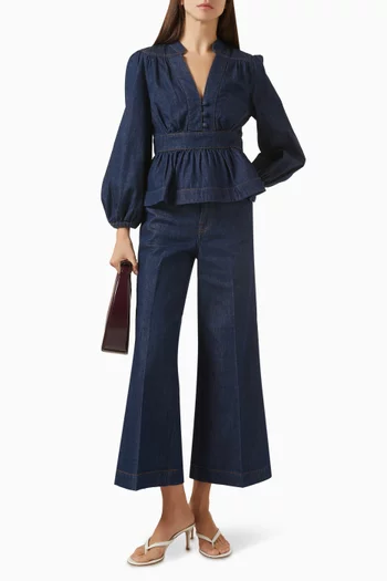 بنطال جينز اويكن قصير دينم