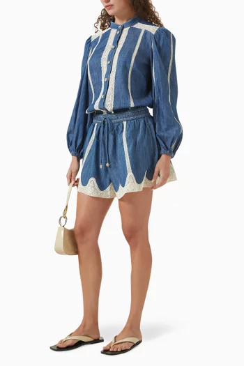 قميص اويكن دينم