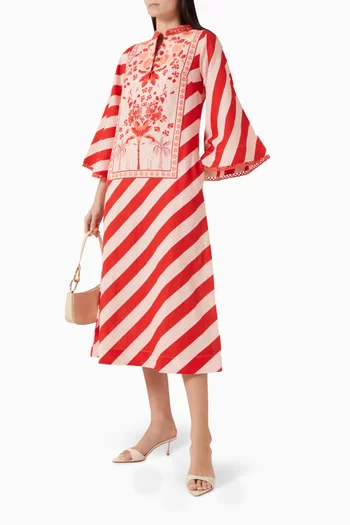 فستان سيتي متوسط الطول