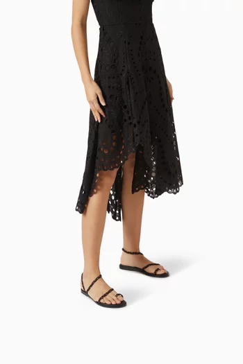 Elevated Eleftheria Sandals in Suede