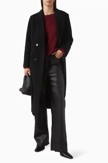 سترة ذا كلاسيك بفتحة رقبة مستديرة