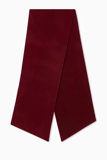 وشاح بوجهين صوف مارينو وكشمير