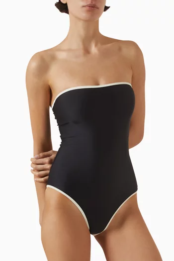 لباس سباحة سيينا قطعة واحدة قماش غير لامع