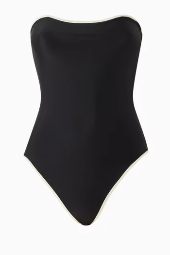 لباس سباحة سيينا قطعة واحدة قماش غير لامع