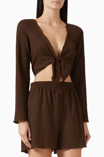 بلوزة دانيا قصيرة