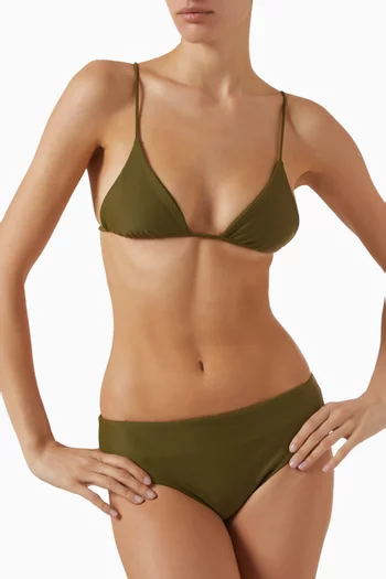 قطعة بيكيني سفلية دايا قماش غير لامع