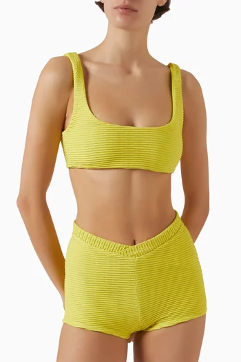 قطعة بيكيني علوية بحواف مستديرة جاكار