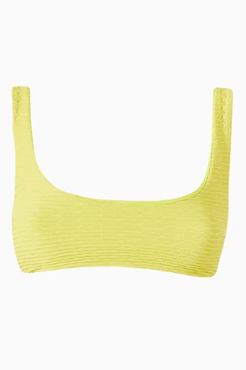 قطعة بيكيني علوية بحواف مستديرة جاكار