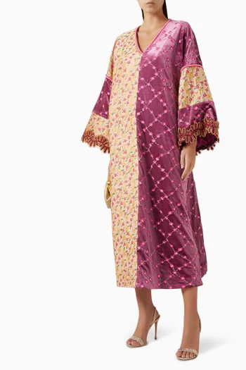 فستان ارتيميسيا متوسط الطول مخمل