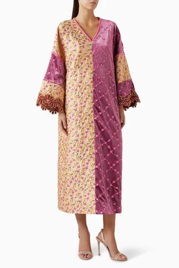 فستان ارتيميسيا متوسط الطول مخمل