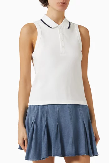 بلوزة هنري بياقة بولو