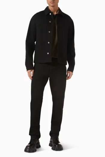 Logo Jacket in Denim