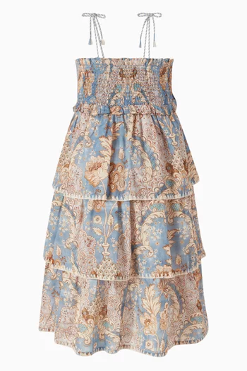 Daylight Tiered Dress in Cotton