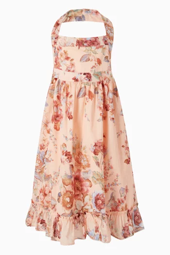 Awaken Halterneck Dress in Cotton