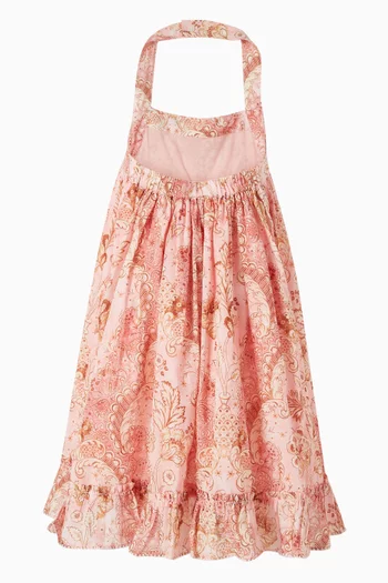 Daylight Halterneck Dress in Cotton