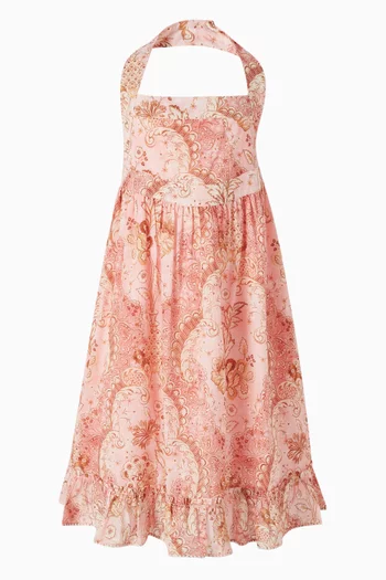 Daylight Halterneck Dress in Cotton