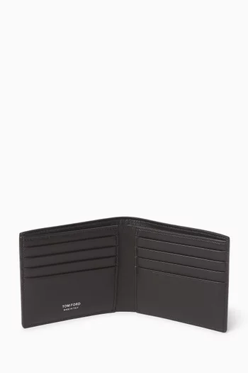 محفظة جلد بنقشة جلد التمساح