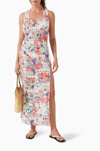 Joy Cover-up Dress in Sheer Lace