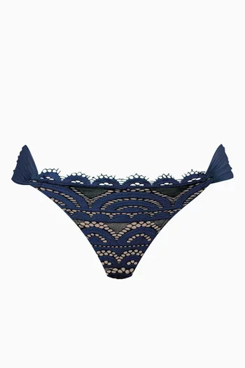 Fanned Lace Bikini Briefs