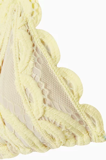Triangle Bikini Top in Lace
