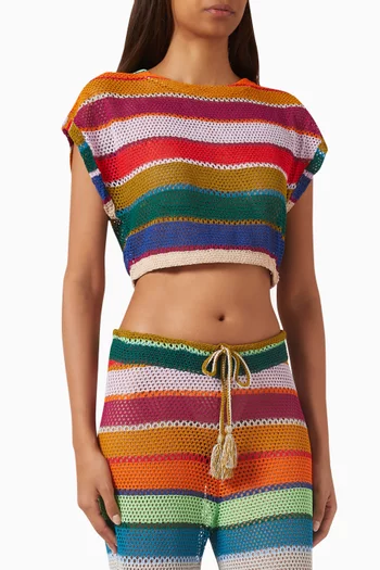 بلوزة ريني قصيرة